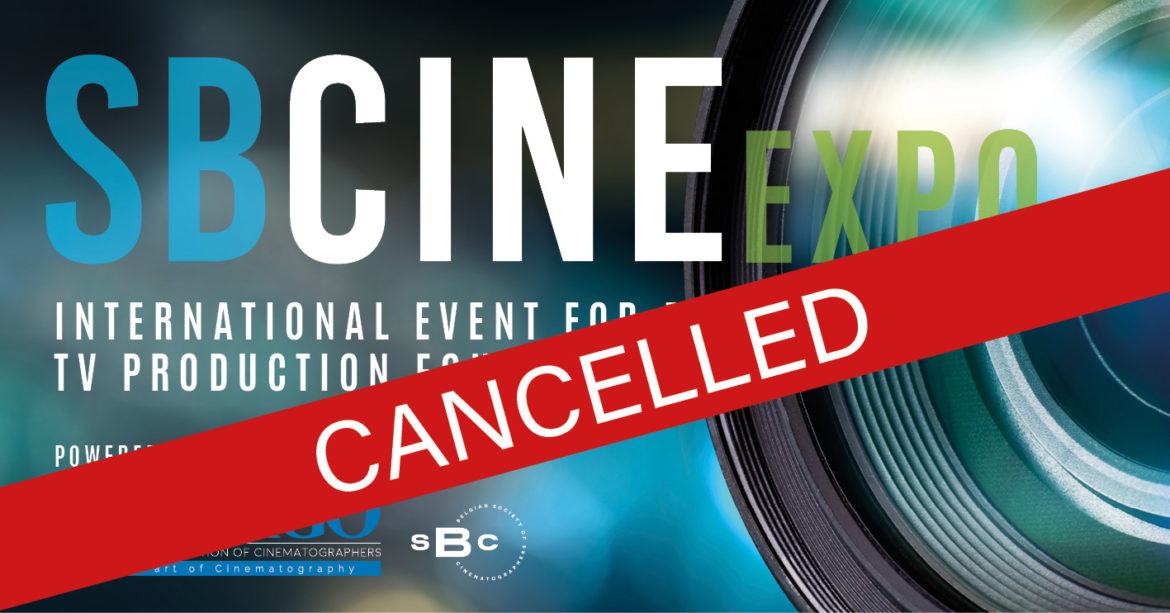 EXPO SBCINE Brussels cancelled